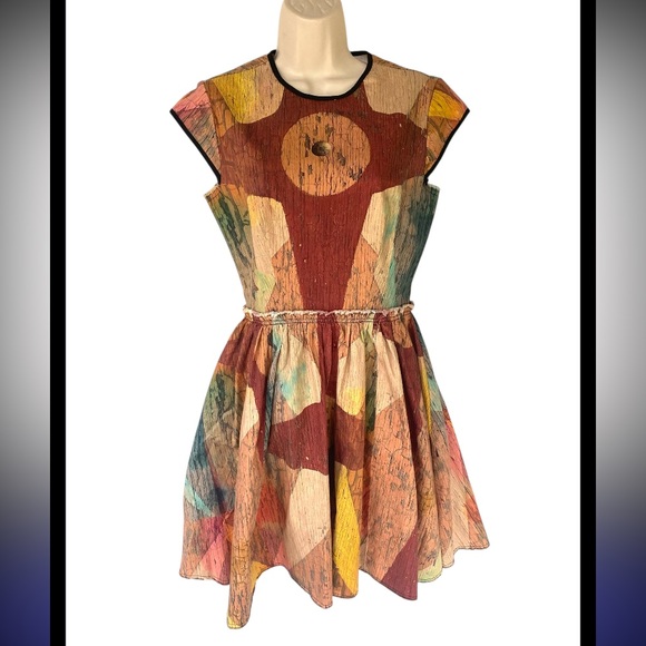 Making the Cut Season 2 Gary Winning Dress S Carnival Patchwork Designer Piece - Picture 3 of 10